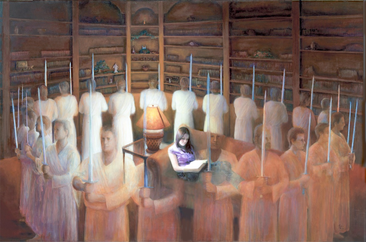Ministry of Angels artwork by Kerri Guthrie, South Jordan Utah artist